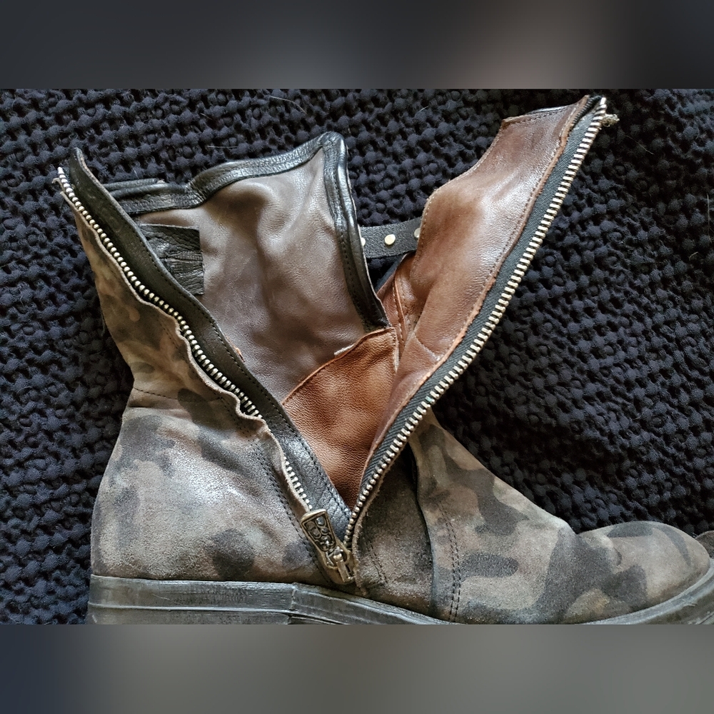 Camouflage Ankle Boots - Picture 6 of 8